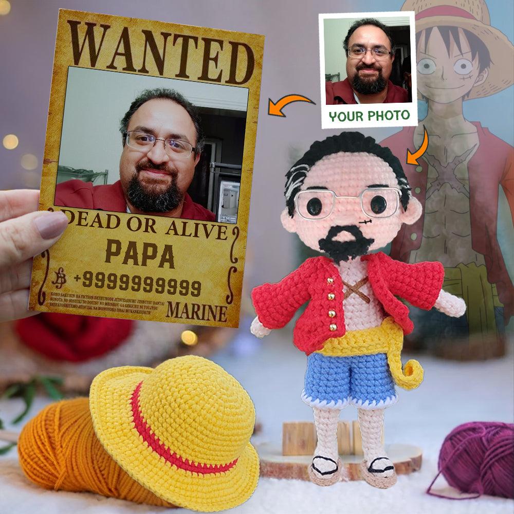 Turn Your Loved One into Luffy Crochet Doll - My Dollfy