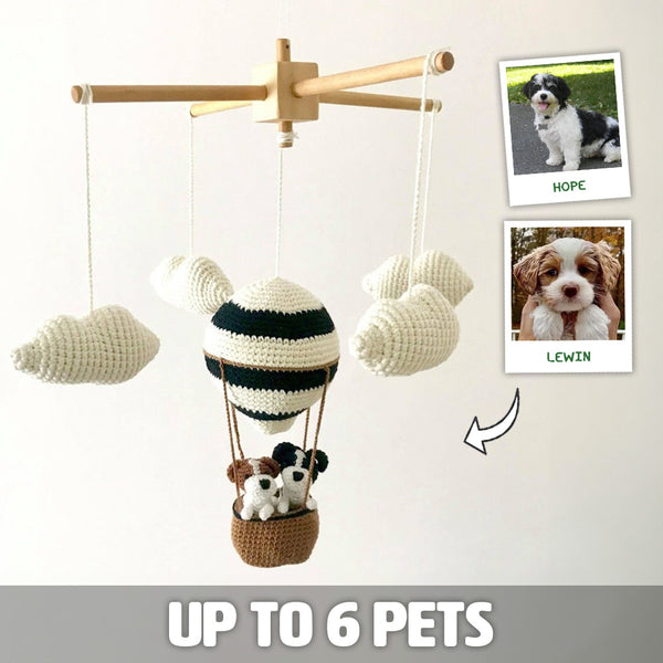 Pet Balloon | Custom Crochet Pet Nursery Baby Mobile
