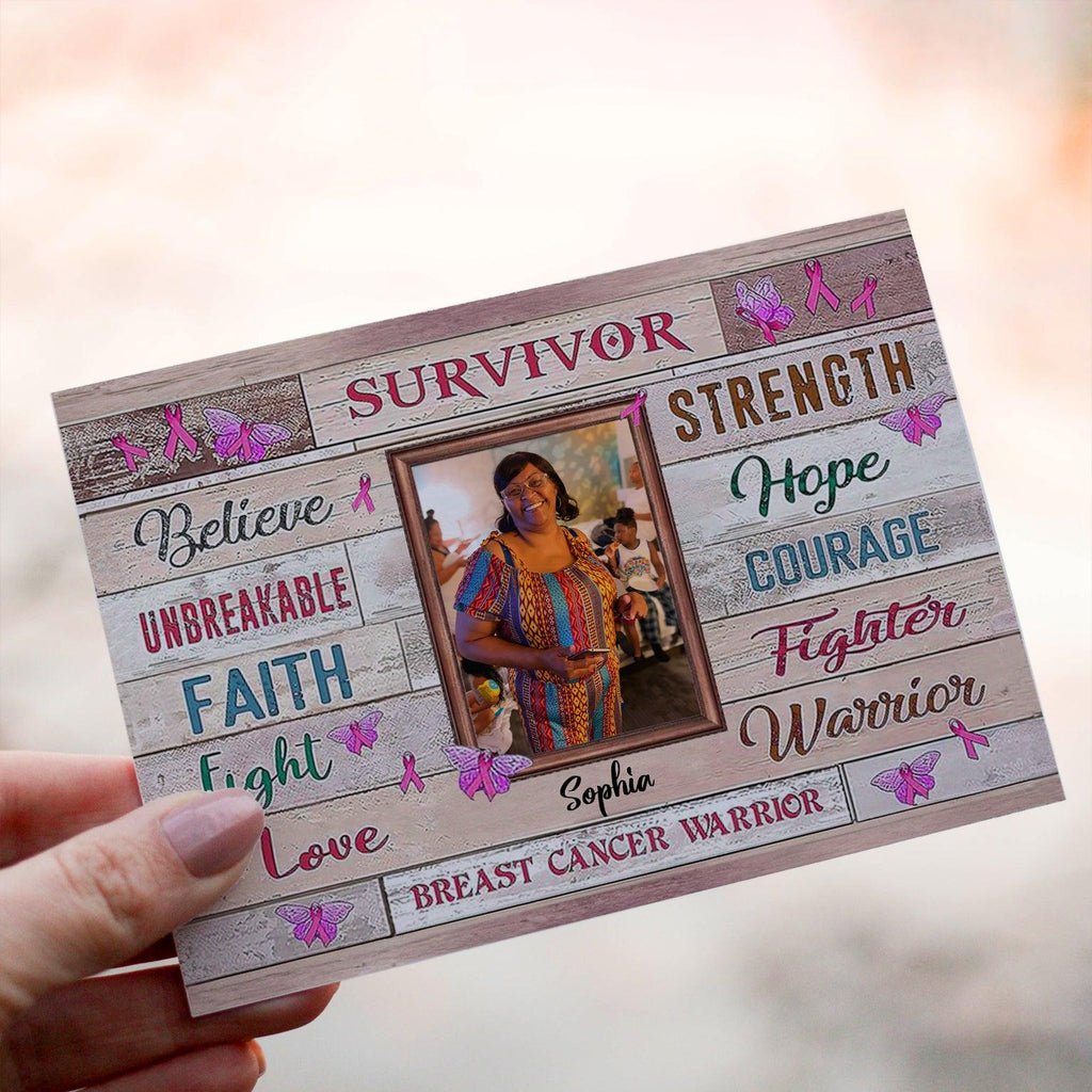 Custom Breast Cancer Fight Strength Faith - My Dollfy