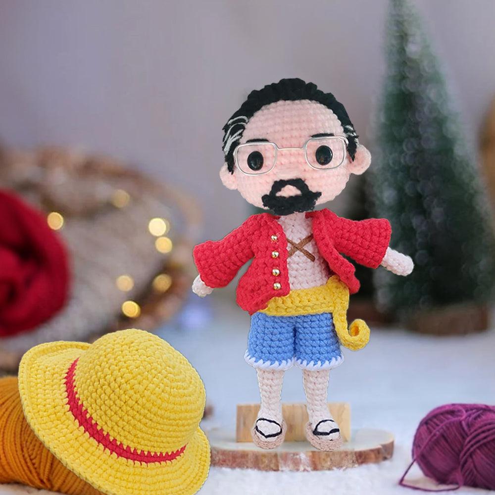 Turn Your Loved One into Luffy Crochet Doll - My Dollfy