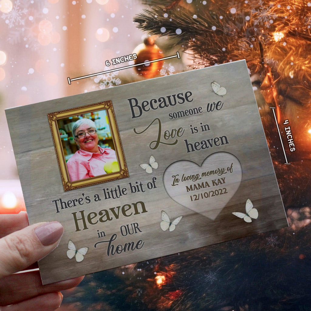 Because Someone We Love Is In Heaven Christmas Ornament - My Dollfy