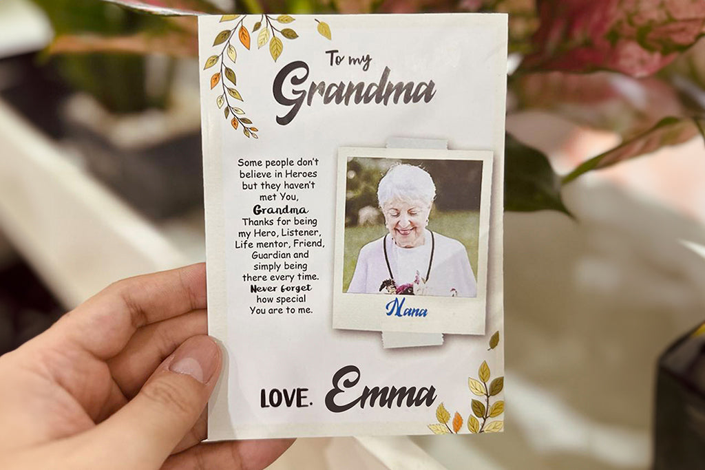 A personalized card for unforgettable